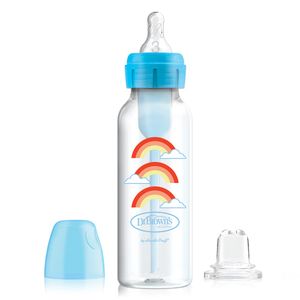 Kit de Transición 2 en 1 Boca Estrecha Options+ 8oz Azul