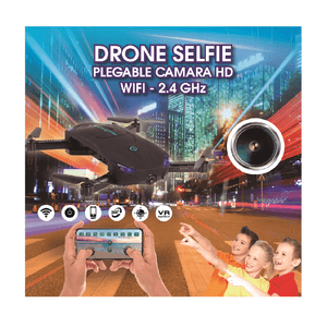 Drone Selfie Moontop M9952 Cámara Wifi HD Plegable
