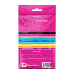 Papel fotográfico brillante Canvas 10 hojas A4 180g
