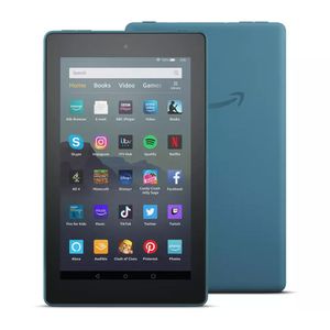 Tablet Amazon Fire 7", 16GB, 1GB ram, cámara principal 2MP, frontal 2MP, MediaTek 8163, hasta 7 horas, azul