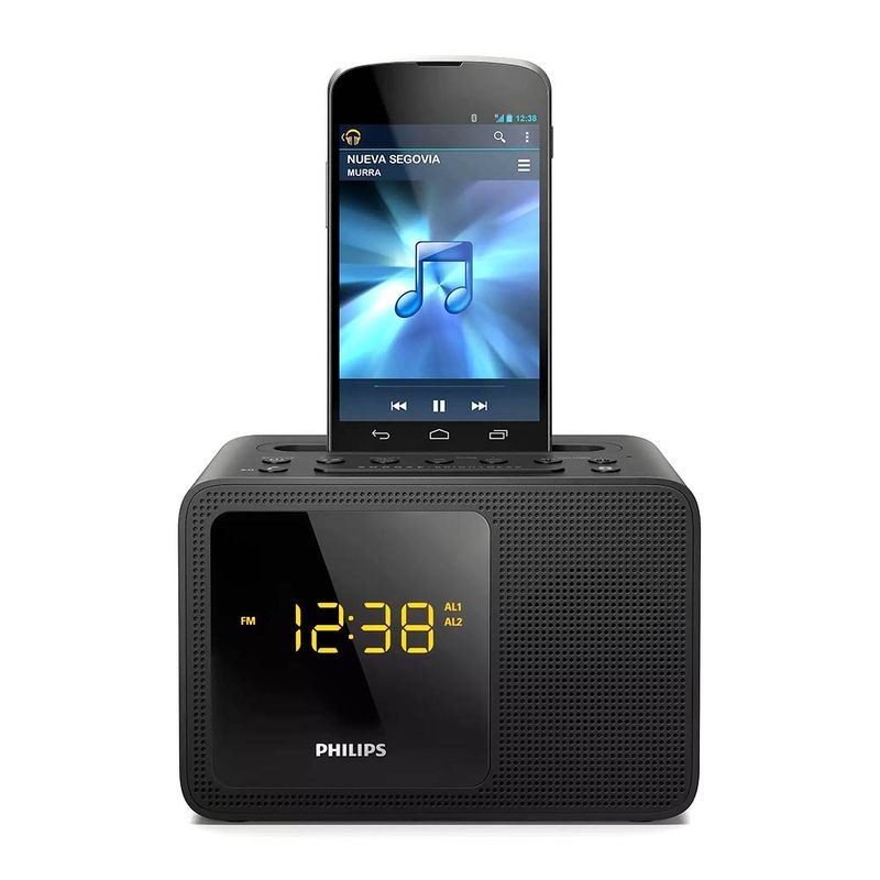 Compra Radio reloj Philips, negro