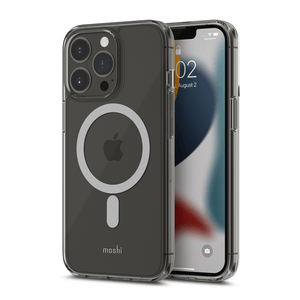Case Protector Moshi ARX Clear MagSafe para iPhone 13 Pro Max Color Transparente