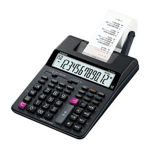 Calculadora con wincha Casio HR-100RC-BK 12 dígitos, 150 funciones, negro