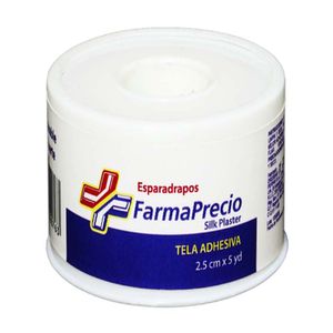 Esparadrapo Farmaprecio Tela 2.5cm x 5Y unidad 1 un