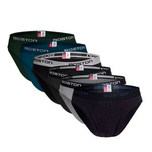 Pack x 6 Trusas Boston Hombre Multicolor