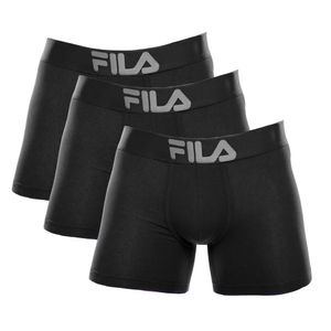 Pack x3 Bóxer Fila Pretina Ancha  Negro