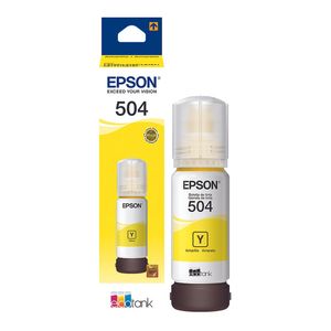 Botella de Tinta Epson Amarillo T504