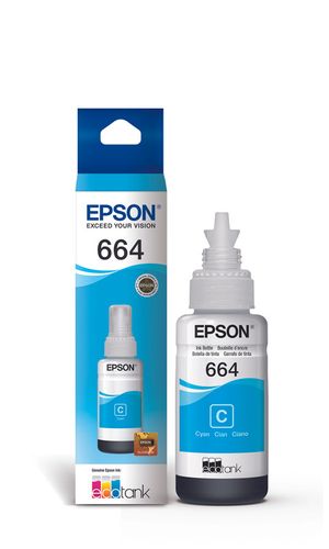 Botella de.Tinta Epson Cyan T664 70 ml