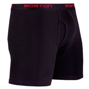 Bóxer Boston Largo Elástico Visible  Azul Marino