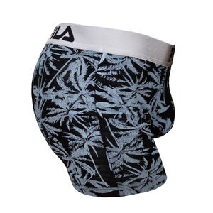 Bóxer Fila Estampado Palmeras Azul Acero