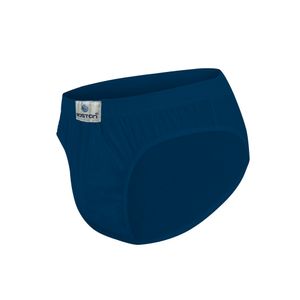 Pack x4 Trusas Boston Recubierto Bikini Azul Acero