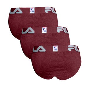 Pack x3 Trusa Fila Hombre Vino