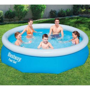 Piscina fast set de 3.05m x 76cm-Bestway-57266-Azul