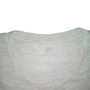 Polo Manga Corta Fila Cuello Redondo Plomo