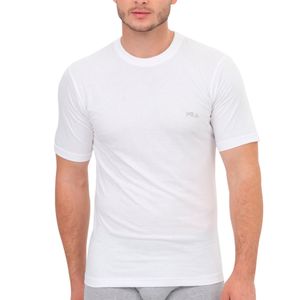 Polo Manga Corta Fila Cuello Redondo Blanco