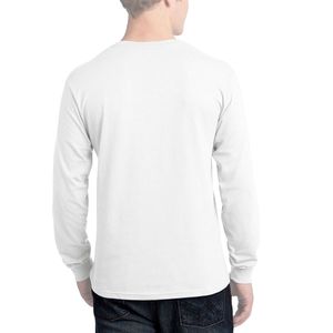 Polo Boston Manga Larga Cuello U Blanco