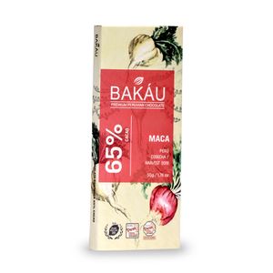 Chocolate Premium en Barra con Maca 65% Cacao Bakau®