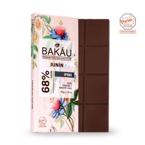 Chocolate Premium en Barra Junín 68% Cacao Bakau®