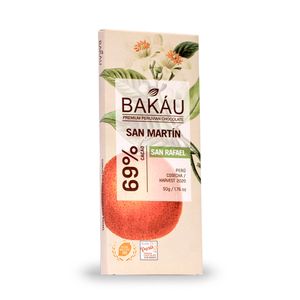 Chocolate Premium en Barra San Martín 69% Cacao Bakau®
