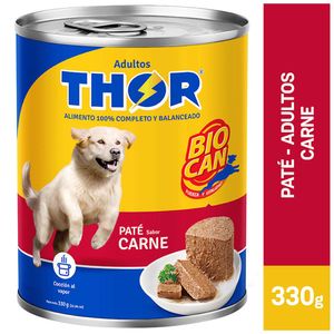 Comida para Perros THOR Pate de Carne para Adultos Lata 330g