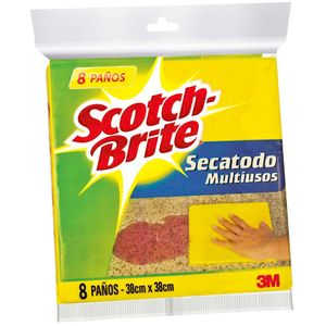 Paño SCOTCH-BRITE Secatodo Multiusos Paquete 8un
