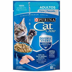 Comida para Gatos CAT CHOW Adultos Pescado y Mariscos Pouch 85g