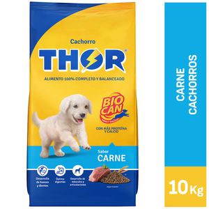 Comida para Perro THOR Cachorro Carne Bolsa 10Kg