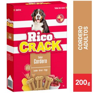 Comida para Perro RICOCRACK Galletas Horneadas con Cordero Caja 200g