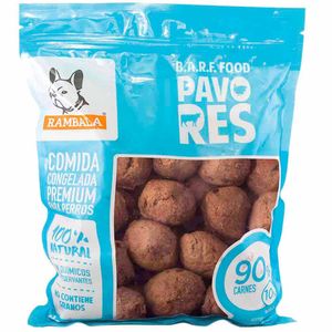 Comida congelada para perros  RAMBALA Premium Pavo Res
