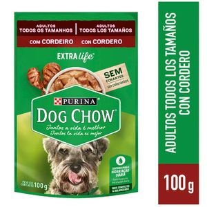 Comida para Perros DOG CHOW Adultos Picnic de Corder Pouch 100g