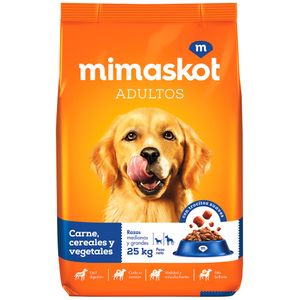Comida para Perros MIMASKOT Carne, Cereal y Vegetales Bolsa 25Kg