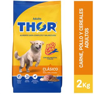 Comida para Perro THOR Adulto Sabor Clásico Bolsa 2Kg