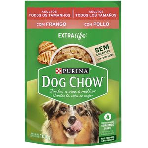 Comida para Perros DOG CHOW Adultos Festival de Pollo Pouch 100g
