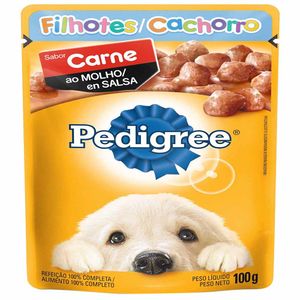 Alimento para Perro Cachorro PEDIGREE Pouch Carne Bolsa 100g