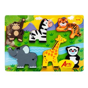 Juego Didáctico ARTI CREATIVO Rompecabezas Animales 6pz