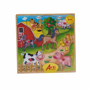 Didáctico ARTI Rompecabezas Granja 6Pzas