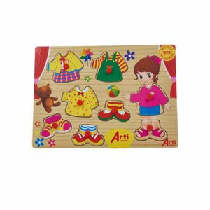 Juego Didáctico ARTI CREATIVO Dress Up Girl Madera