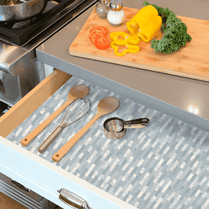 Lámina Adhesiva Creative Covering Marble Pale Blue