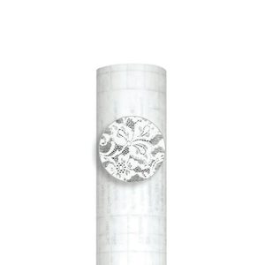 Lámina Con Tact Adhesiva Transp. Frosty White Lace