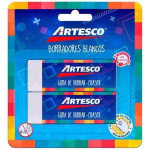 Borrador Blanco Grande Blister 2un