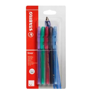 Bolígrafos STABILO Stabiliner Blíster 5un