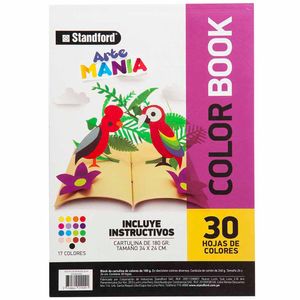 Block de Cartulina de Colores STANDFORD 30 Hojas