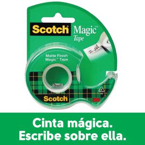 Cinta Mágica SCOTCH con Dispensador 19mm x 7.6m
