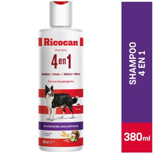 Shampoo RICOCAN Adultos 4 en 1 Frasco 380ml