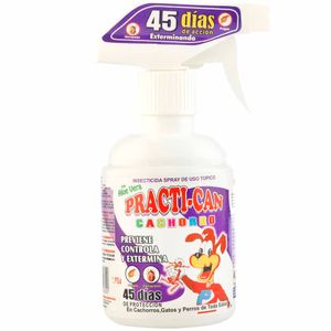 Insecticida para Perros Cachorros PRACTICAN Antipulgas 275ml