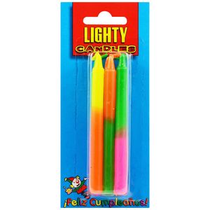 Velas LIGHTY-CANDLES Caribe Paquete 6un