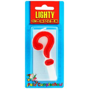Vela Numérica LIGHTY-CANDLES Interrogación Bolsa 1un