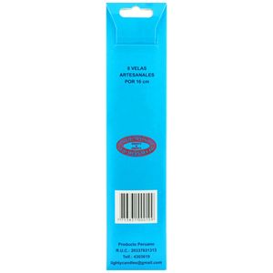 Velas LIGHTY-CANDLES Happy Birthday 16cm Paquete 8un