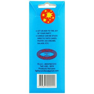 Velas LIGHTY-CANDLES Neon 14cm Paquete 12un