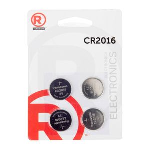 Batería de litio Radioshack Cr2016 x 4